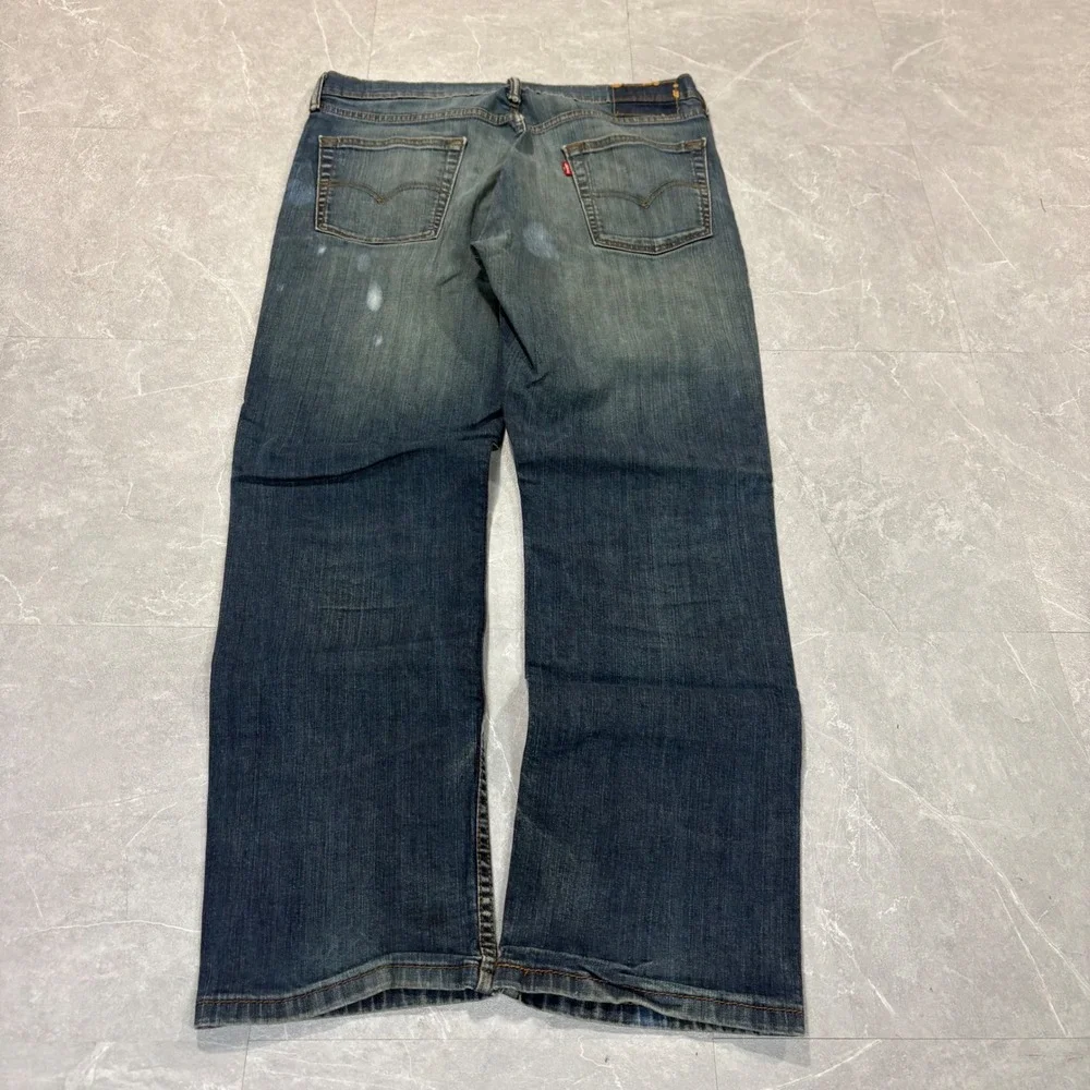 Levis 505 Regular Fit Straight Leg Mens Jeans Medium Wash Blue W33 L30